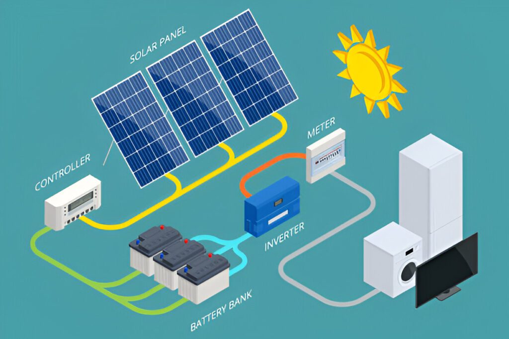 Solar Power System and Battery Bank